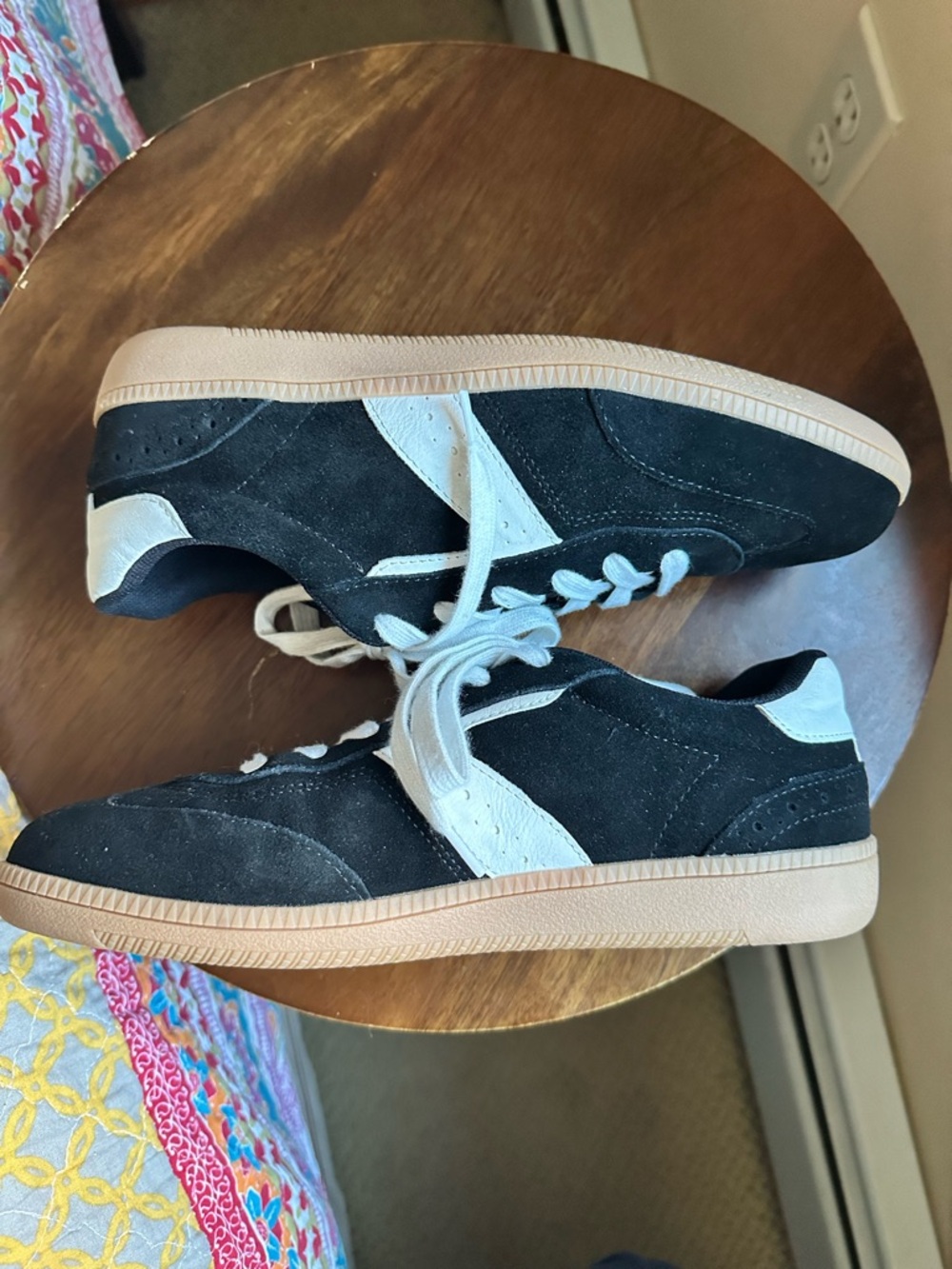 Blondo Remmie Black Suede Waterproof Sneakers Sz 9.5 NWOB - Picture 6 of 10